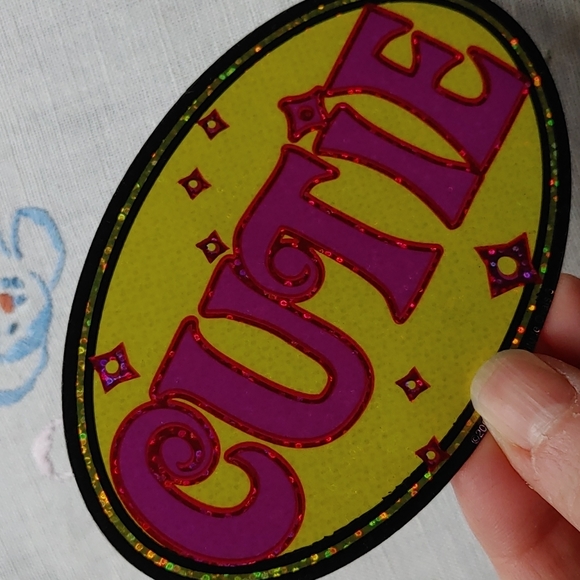 ♦️3 for $15 Y2K Vintage Holographic Cutie Sticker - Picture 6 of 11